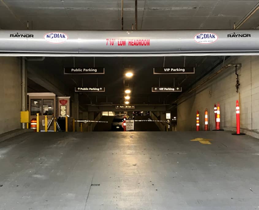 rollup door for parking garage