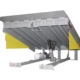 Hydraulic Dock Leveler raised up