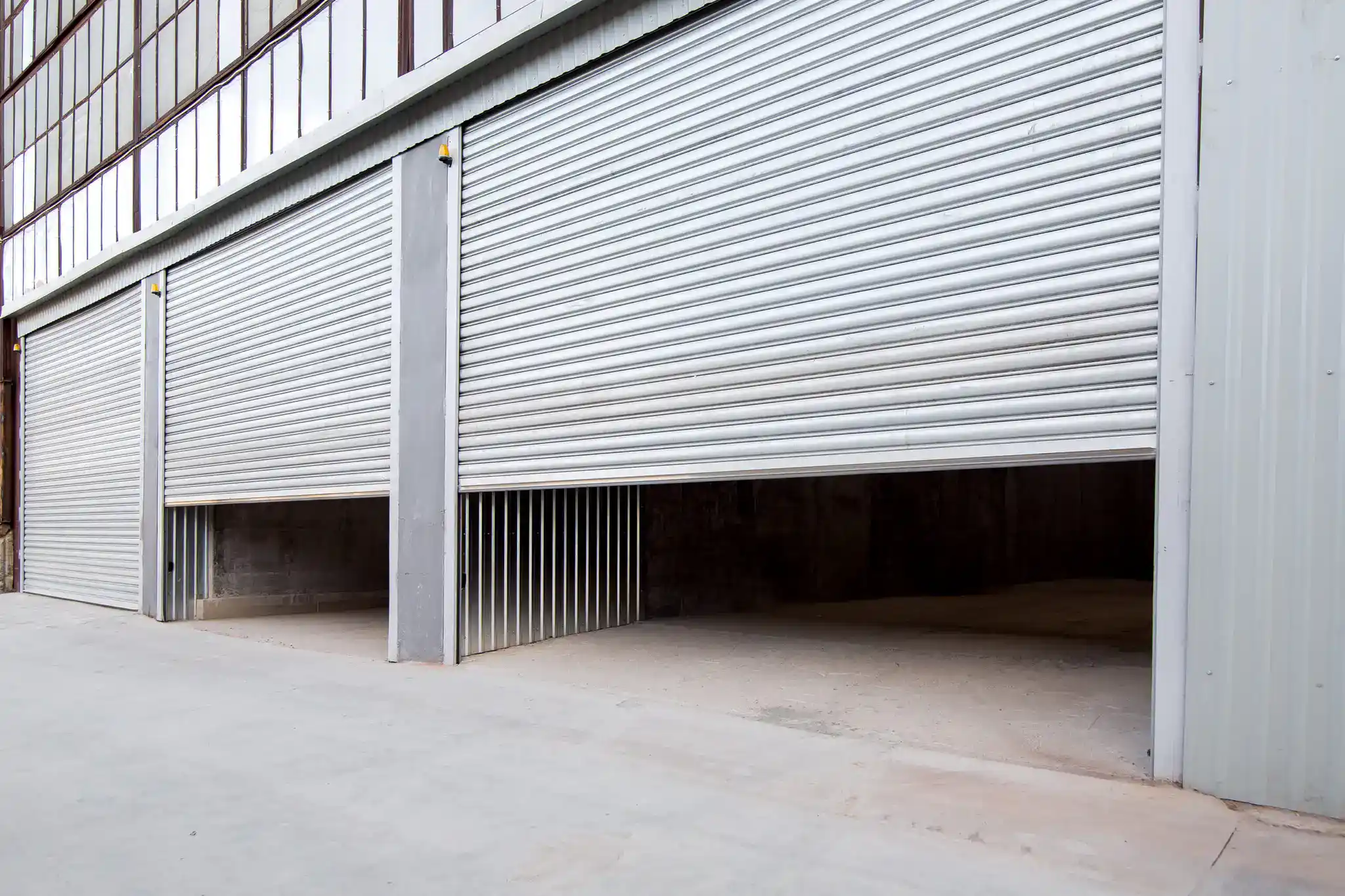 Industrial garage doors for commercial repair services in St Louis.