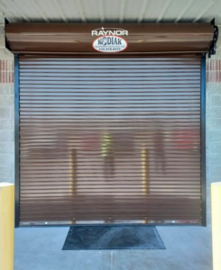 Garage door repair service at Denny Dennis store in St Louis.