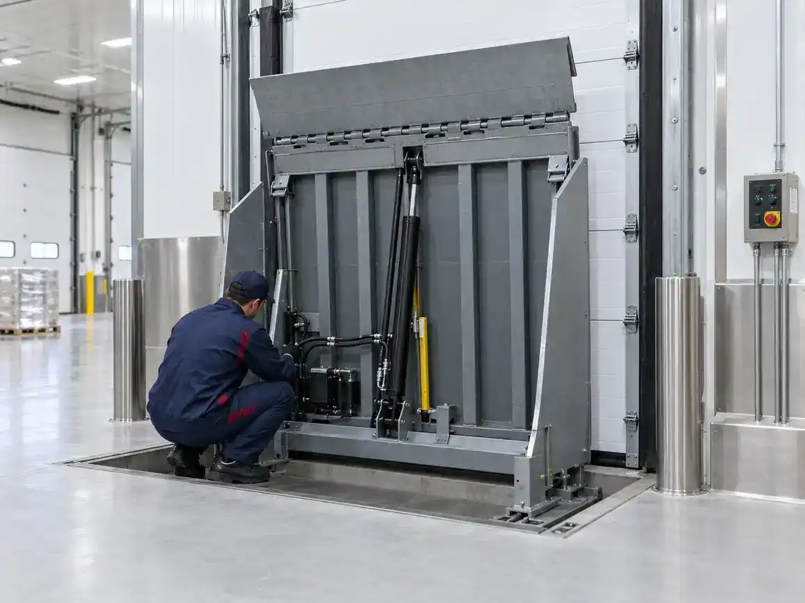 Vertical Storing Dock Levelers
